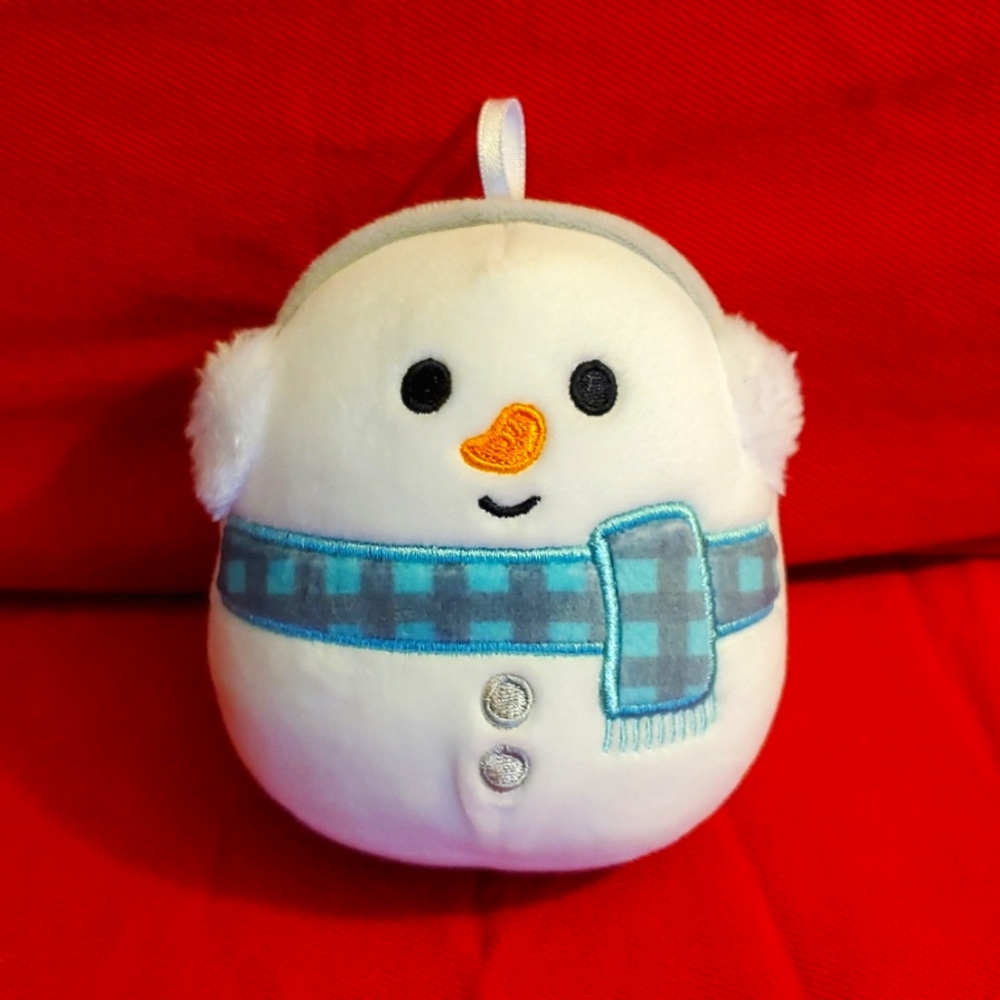 Snowman Squishmallow Christmas Ornament